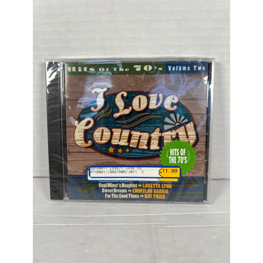 I Love Country Hits of the 70's Volume Two CD Various Artists 1997 Priority New